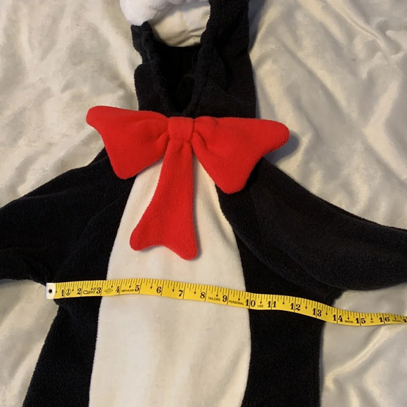Rubies toddler DR SEUSS cat in the hat costume unisex 3-5 fleece one piece - Picture 11 of 11